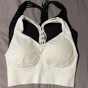 Pro-Fit sport bras seamless , S size, black and white